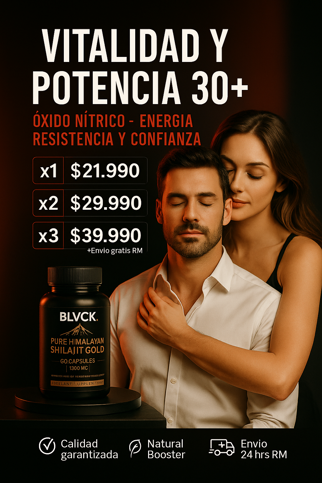 POTENCIADOR MASCULINO - 60 CAPSULAS