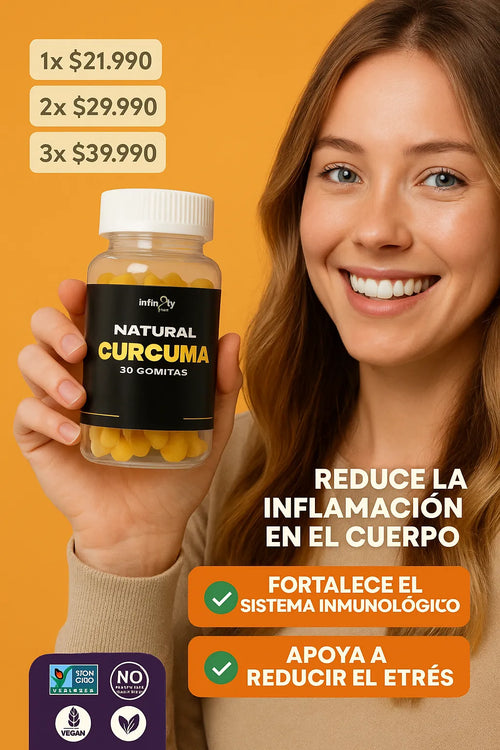 Gomitas Natural Cúrcuma  - 30 GOMITAS